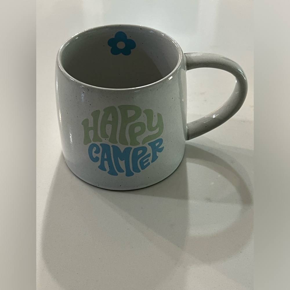 NWT Mug- Happy Camper Flower Plate Set - Picture 4 of 6